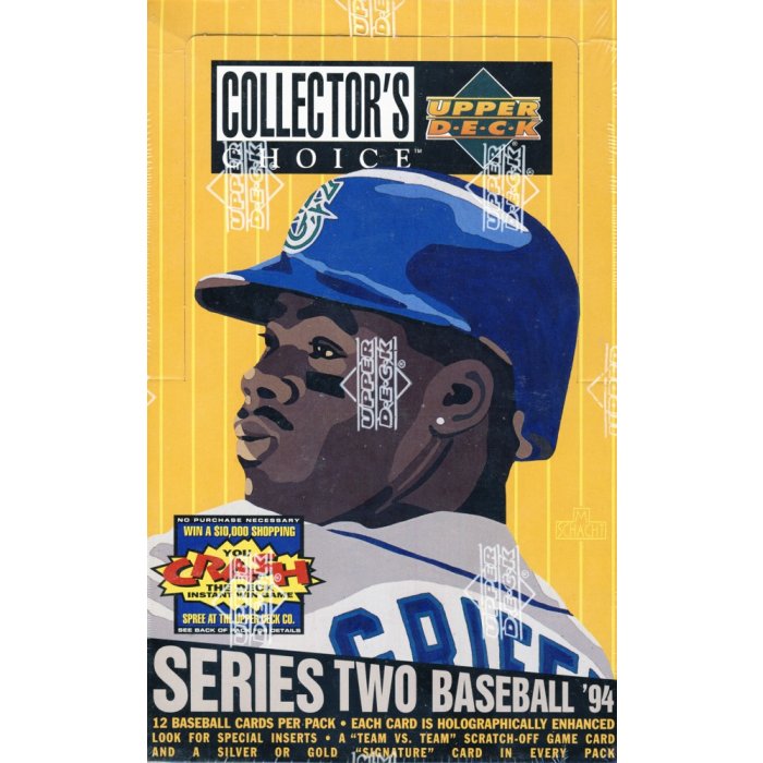 1994 Upper Deck Collector's Choice Series 2 Baseball Hobby Box Steel