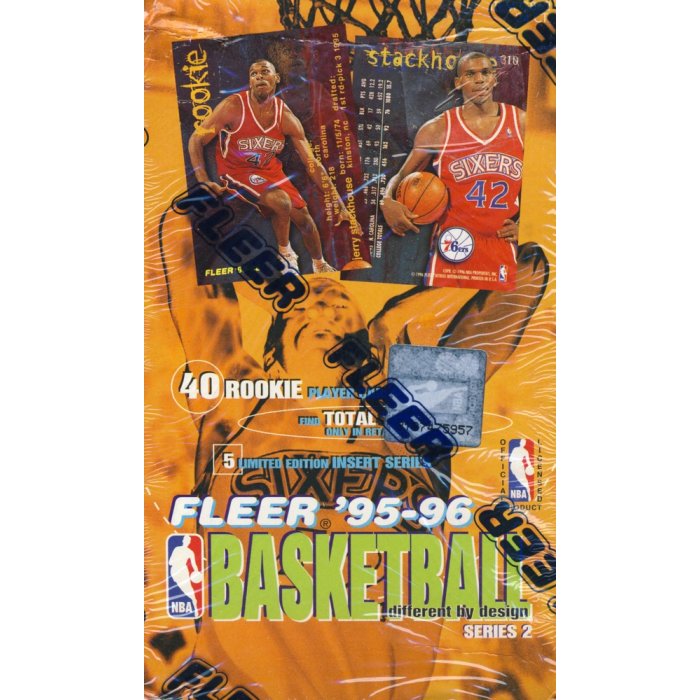 199596 Fleer Series 2 Basketball 24ct Retail Box Steel City Collectibles