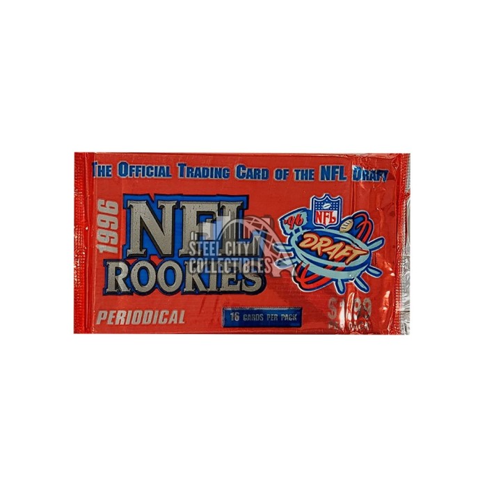 1996 Classic NFL Rookies Pre-Priced Retail Pack | Steel City Collectibles