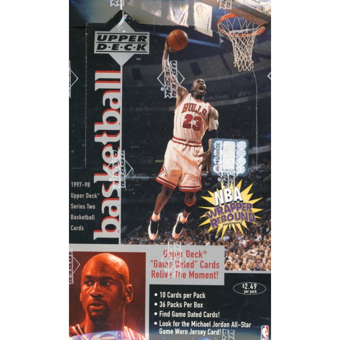 1997-98 Upper Deck Series 2 Basketball 36ct Retail Box | Steel