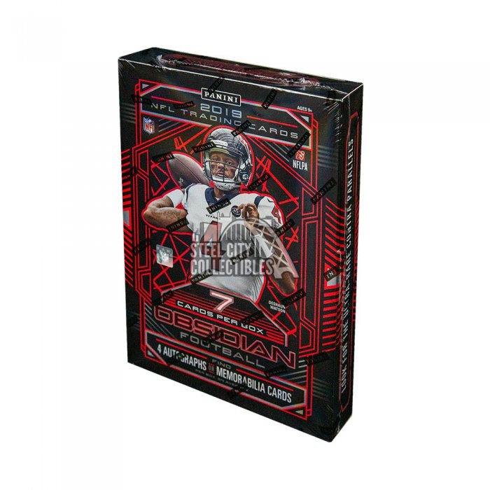 2019 Panini Obsidian Football Hobby Box Steel City Collectibles