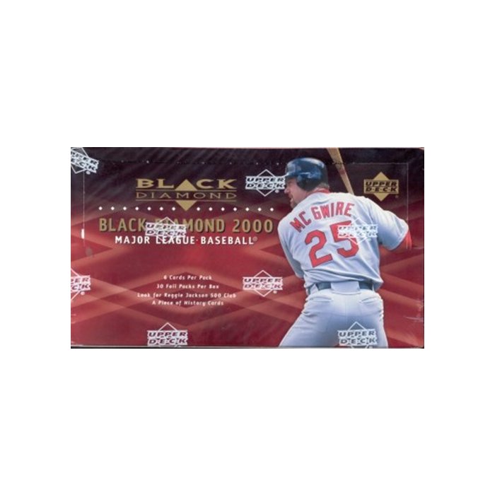 2000 Upper Deck Black Diamond Baseball Hobby Box Steel City Collectibles