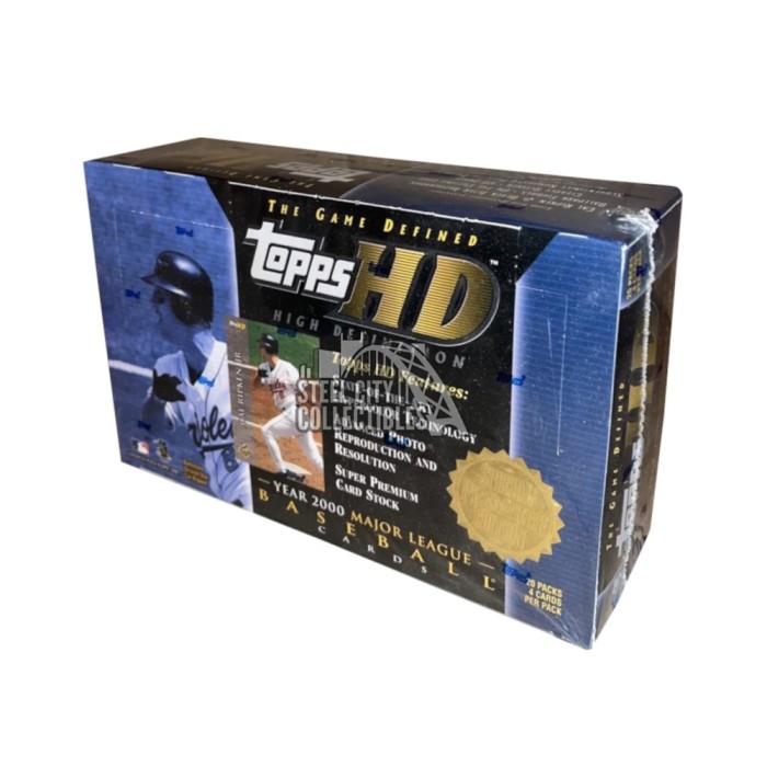 2000 Topps HD High Definition Baseball Box Steel City Collectibles 2000-topps-hd-high-definition-baseball-box-steel-city-collectibles