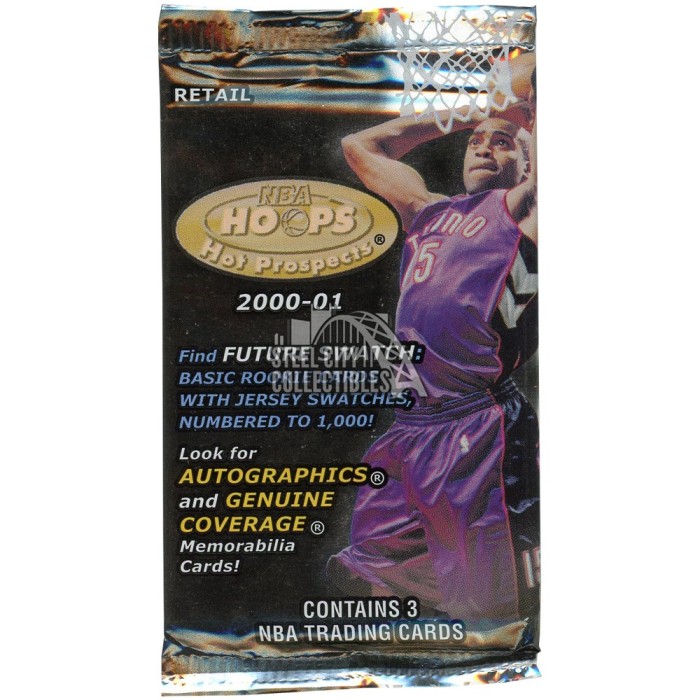 2000-01 NBA hoops hot prospects box