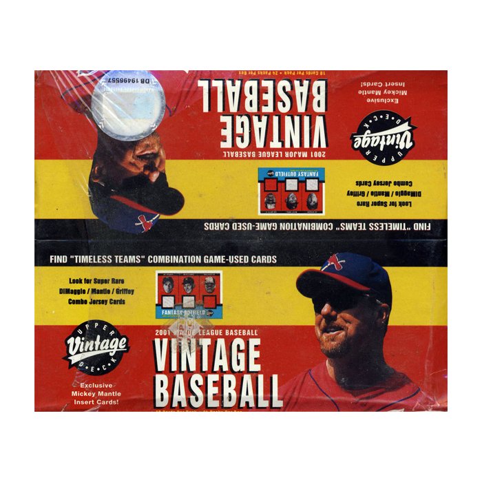 未開封ボックス Box 2001 Upper Deck MVP Baseball 2001 Upper Deck MVP Baseball Cards Hobby Box Sealed | eBay