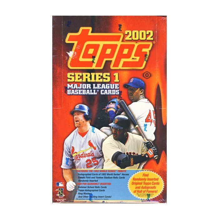 2002 Topps Series 1 Baseball Hobby Box | Steel City Collectibles