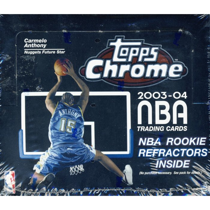 200304 Topps Chrome Basketball 24ct Retail Box Steel City Collectibles