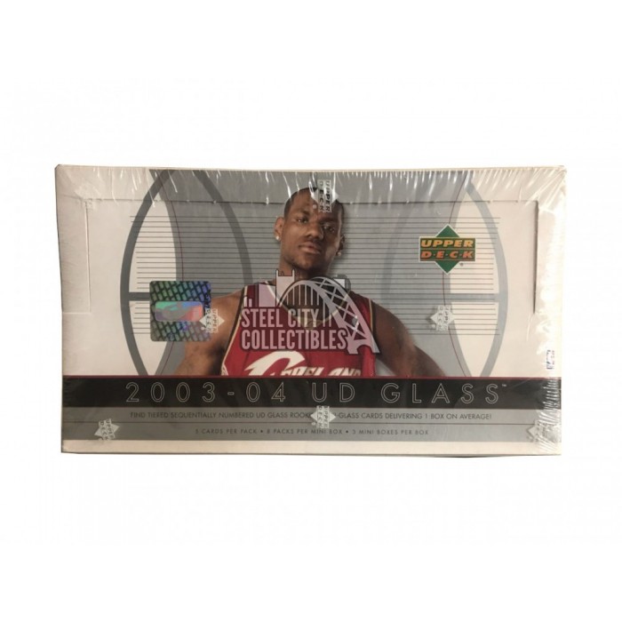 2003-04 Upper Deck Glass Basketball Hobby Box | Steel City 