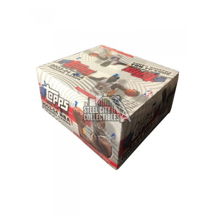 2003-04 Topps Basketball 24 Pack Retail Box - Square | Steel City