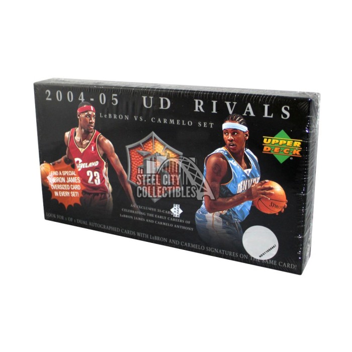 2004-05 Upper Deck Rivals Lebron vs. Carmelo Basketball Set