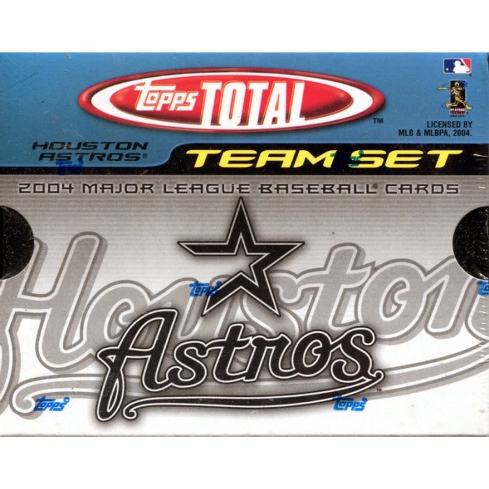 2004 Topps Total Houston Astros Factory Sealed Team Set Steel City