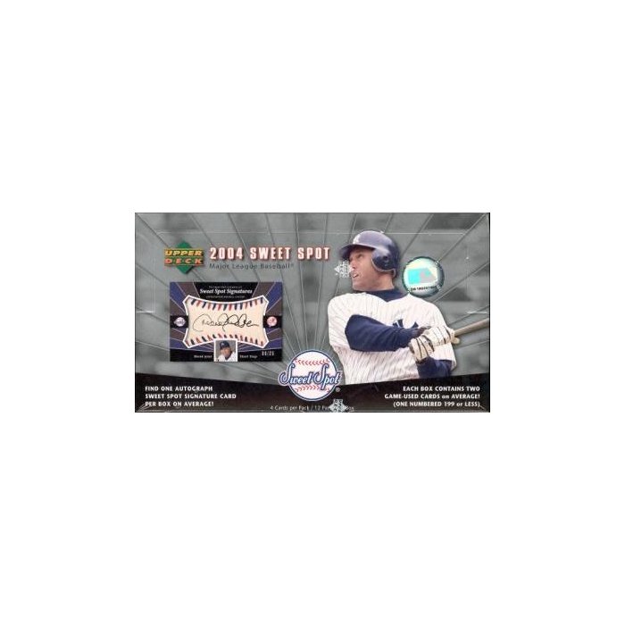 2004 Upper Deck Sweet Spot Baseball Hobby Box | Steel City