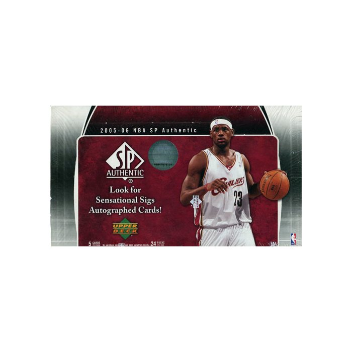 2005-06 Upper Deck SP Authentic Basketball Hobby Box | Steel City