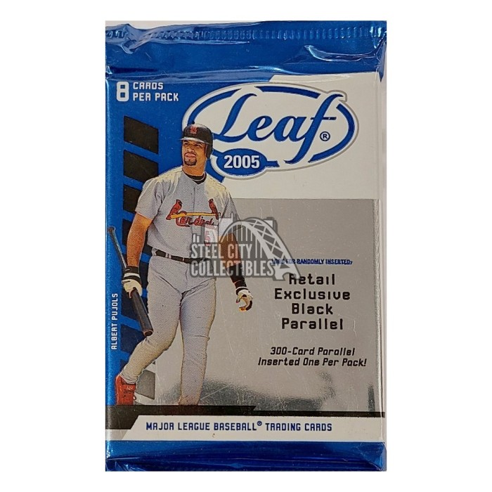 2005 Leaf Baseball Retail Pack Steel City Collectibles