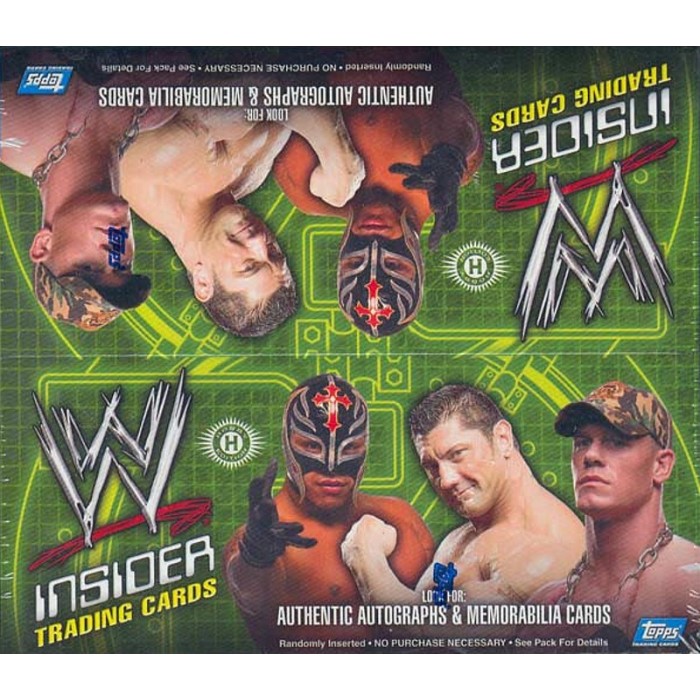 1-72 WWE INSIDER Complete Set of Wrestling Trading Cards Topps 2006 