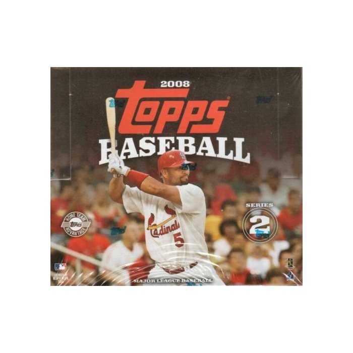 2008 Topps Series 2 HTA Jumbo Baseball Box Steel City Collectibles