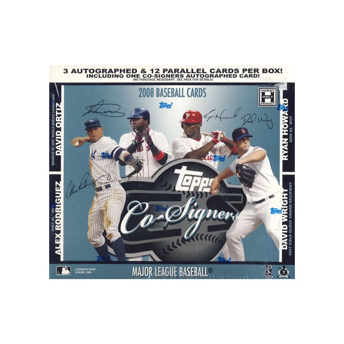 2008 Topps Co-Signers Baseball Hobby Box | Steel City Collectibles