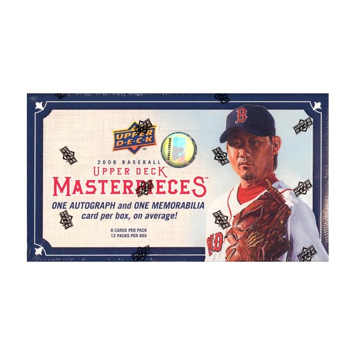 2008 Upper Deck Masterpieces Baseball Hobby Box Steel City Collectibles