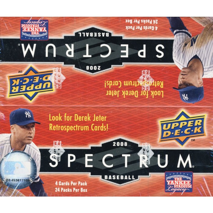 2008 Upper Deck Spectrum Baseball 24ct Retail Box Steel City Collectibles