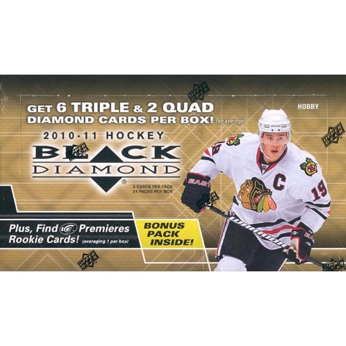 201011 Upper Deck Black Diamond Hockey Hobby Box Steel City Collectibles