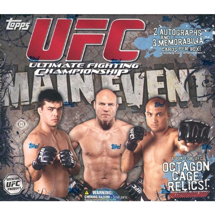 2010 Topps UFC Main Event MASSIVE 24 Pack Factory Sealed Retail Box-AUTO//RELIC