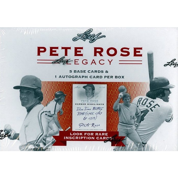 2011 Leaf Pete Rose Legacy Baseball Hobby Box | Steel City Collectibles