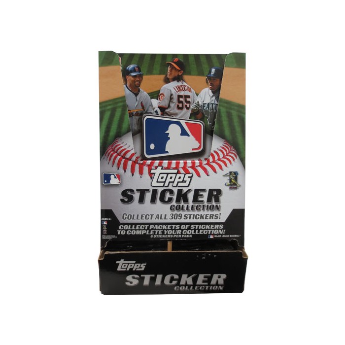 2011 Topps Baseball 25-Sticker Album & 100 Pack Display Box | Steel ...