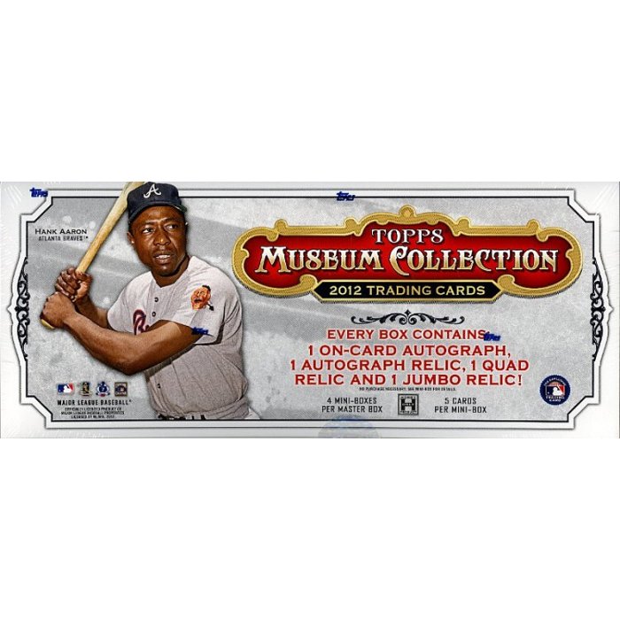 2012 Topps Museum Collection Baseball Hobby Box Steel City Collectibles