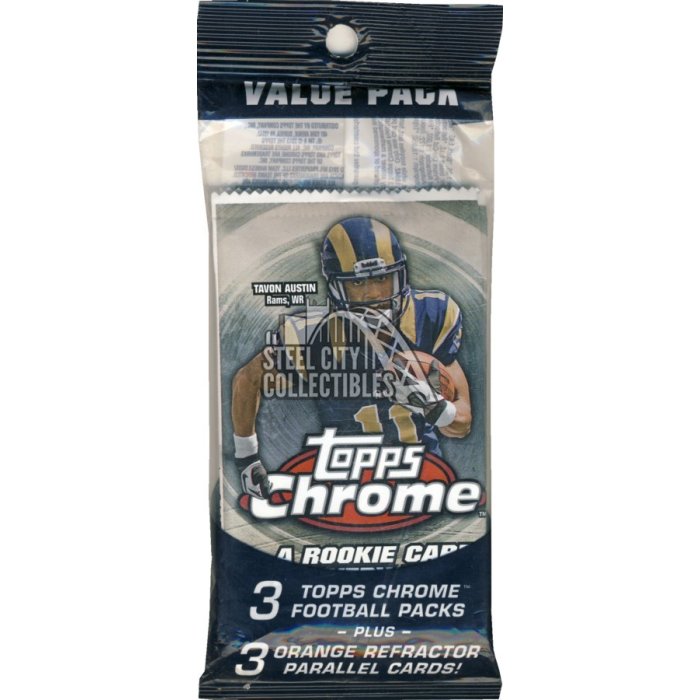 2013 Topps Chrome Football Value Pack Steel City Collectibles