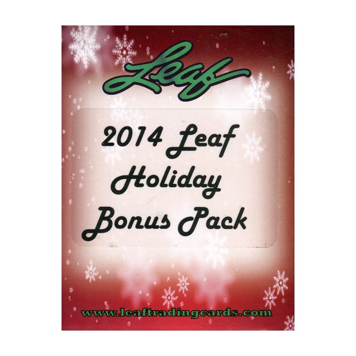 2014 Leaf Holiday Bonus Pack Steel City Collectibles