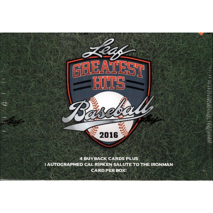 2016 Leaf Greatest Hits Baseball Hobby Box Steel City Collectibles