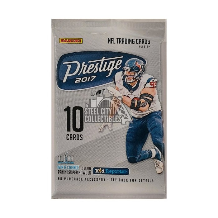 2017 Panini Prestige Football Retail Pack | Steel City Collectibles 2017 Panini Prestige Football Retail Pack | Steel City Collectibles