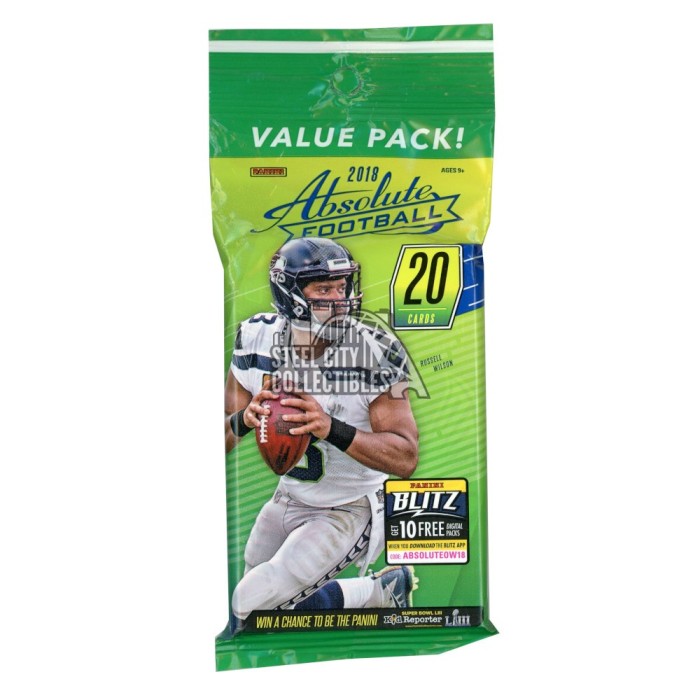 2018 Panini Absolute Football Fat Pack | Steel City Collectibles