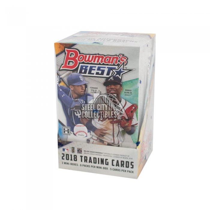 2018 Bowman's Best Baseball Hobby Box Steel City Collectibles