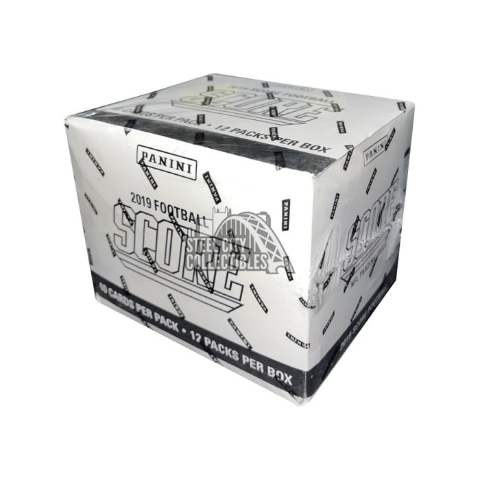2019 Panini Score Football Fat Pack Box Steel City Collectibles