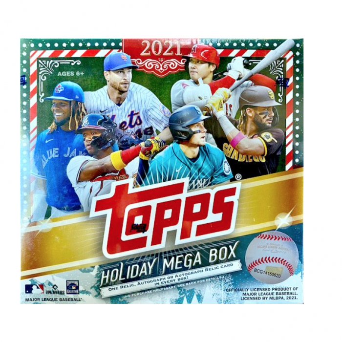 2021 Topps Holiday Baseball Mega Box Steel City Collectibles