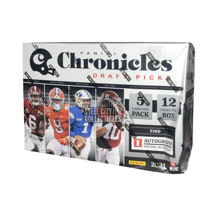 2021 Panini Chronicles Draft Picks Collegiate Football Mega Box ...