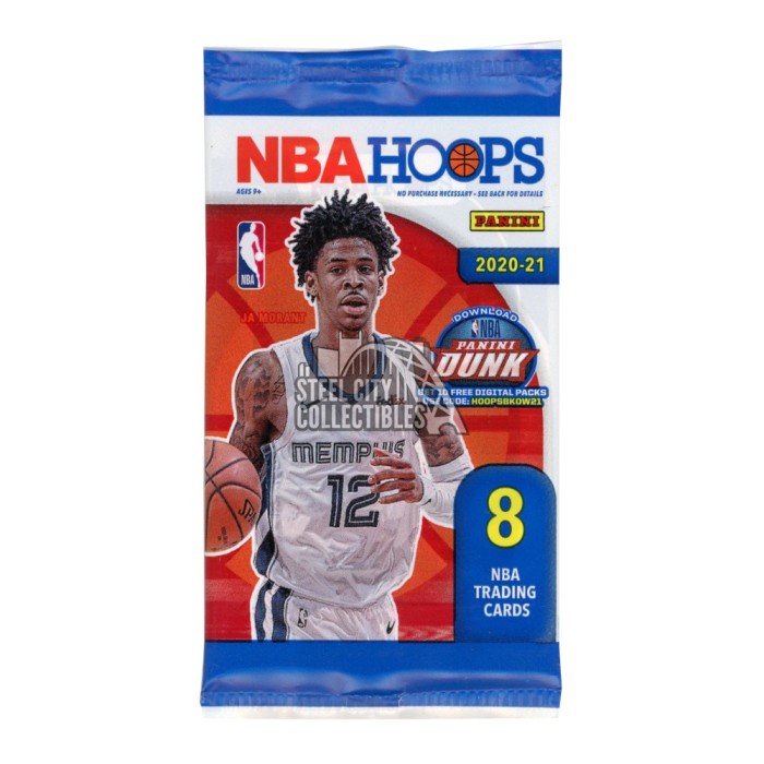 2020-21 Panini Hoops Basketball Retail Pack | Steel City Collectibles
