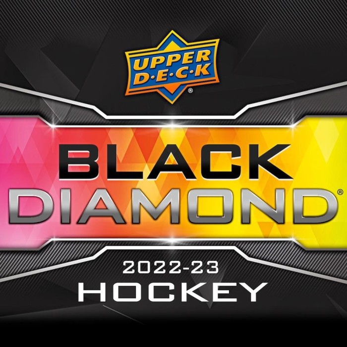2022-23 Upper Deck Black Diamond Hockey Hobby Box - CDD Edition