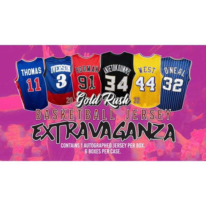 2022 Gold Rush Extravaganza Basketball Jersey Edition Box Steel City