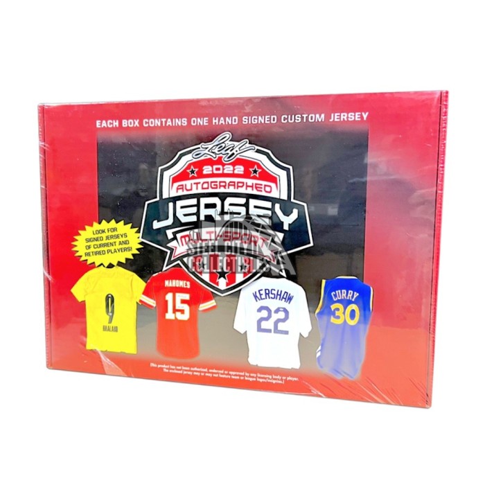 2022 Leaf Autographed Jersey Multi-Sport Edition Box