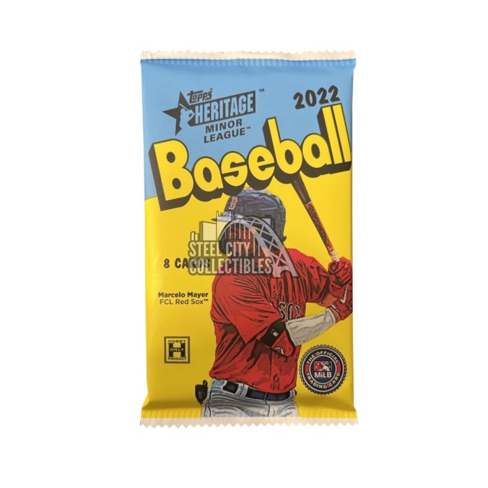 2022 Topps Heritage Minor League Baseball Hobby Pack Steel City