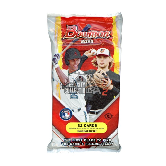 2023 Bowman Baseball Hobby Jumbo Pack Steel City Collectibles