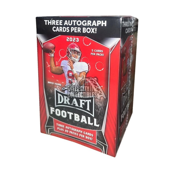 2023 Leaf Draft Football Blaster Box Steel City Collectibles