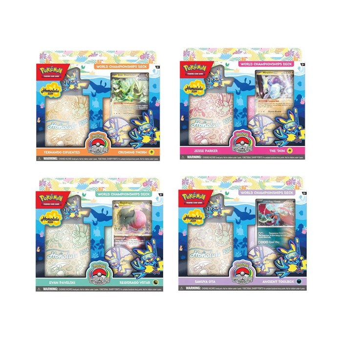 Pokemon 2024 World Championship 4-Deck Lot | Steel City Collectibles