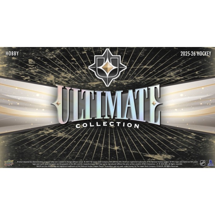 2025-26 Upper Deck Ultimate Collection Hockey 8-Box Case | Steel