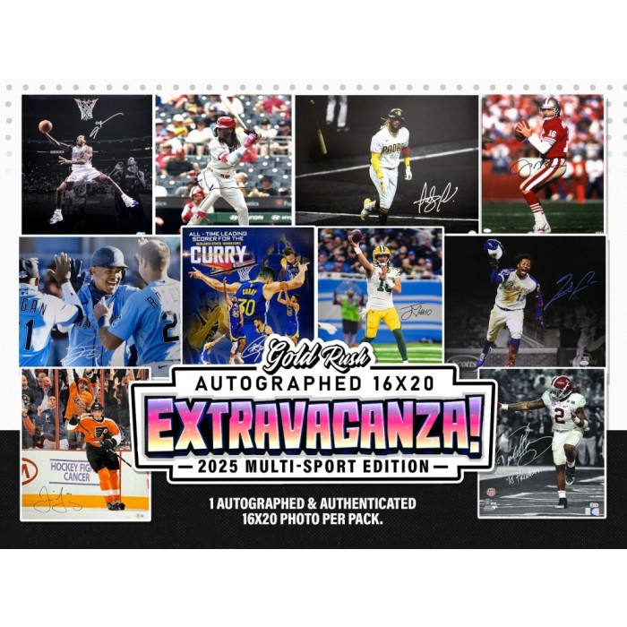 2025 Gold Rush Extravaganza Multi-Sport 16x20 Edition Box | Steel
