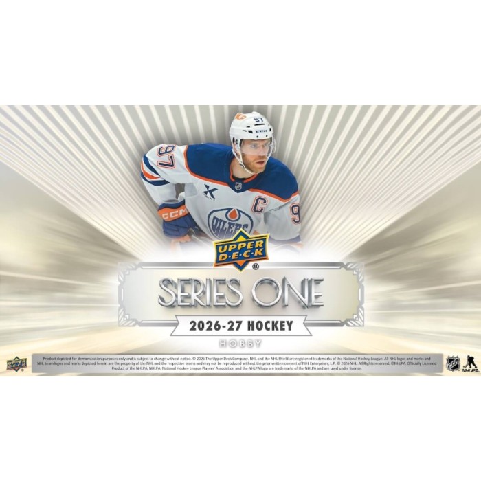 2026-27 Upper Deck Series 1 Hockey Hobby Box | Steel City Collectibles