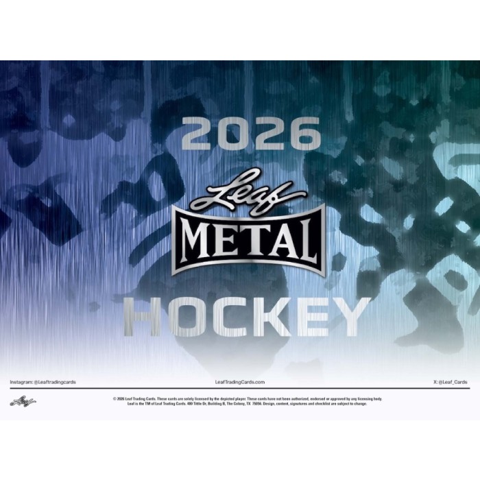 2026 Leaf Metal Hockey Hobby Box | Steel City Collectibles
