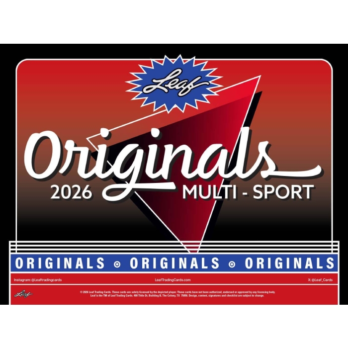 2026 Leaf Originals Multi-Sport Hobby Box | Steel City Collectibles